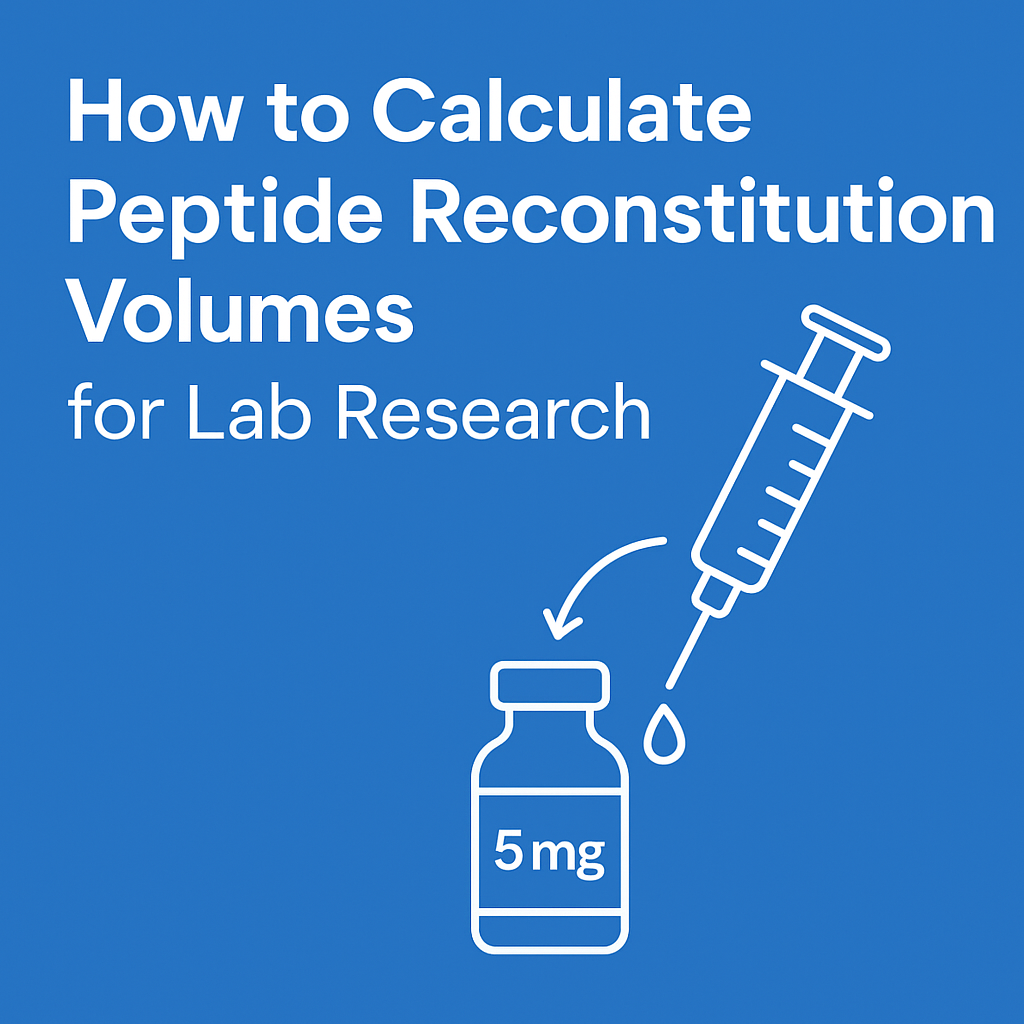 Peptide Reconstitution Calculator: How to Calculate Peptide Reconstitution Volumes for Lab Research